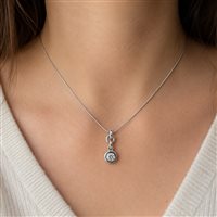 Necklace Recarlo Woman in Gold Diamante 0.29 Ct ZS 571/025 - ZS 571/025